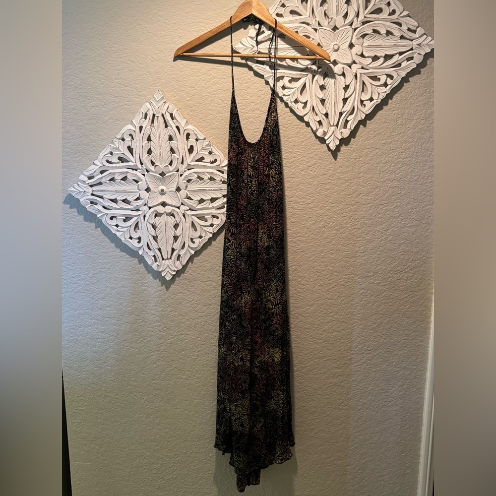 Zara Basic Halter Maxi Dress